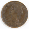 1861 New Brunswick 1-cent EF-AU (EF-45)