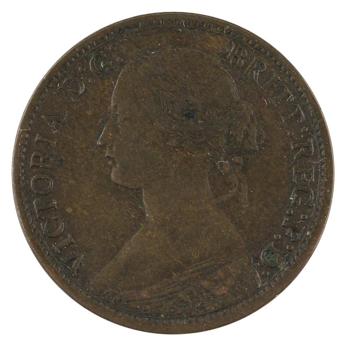 1861 New Brunswick 1/2 Cent Very Fine (VF-20) $