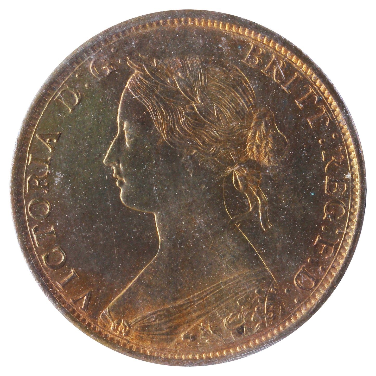 1861 New Brunswick 1-cent ICCS Certified MS-64 (EA 069)