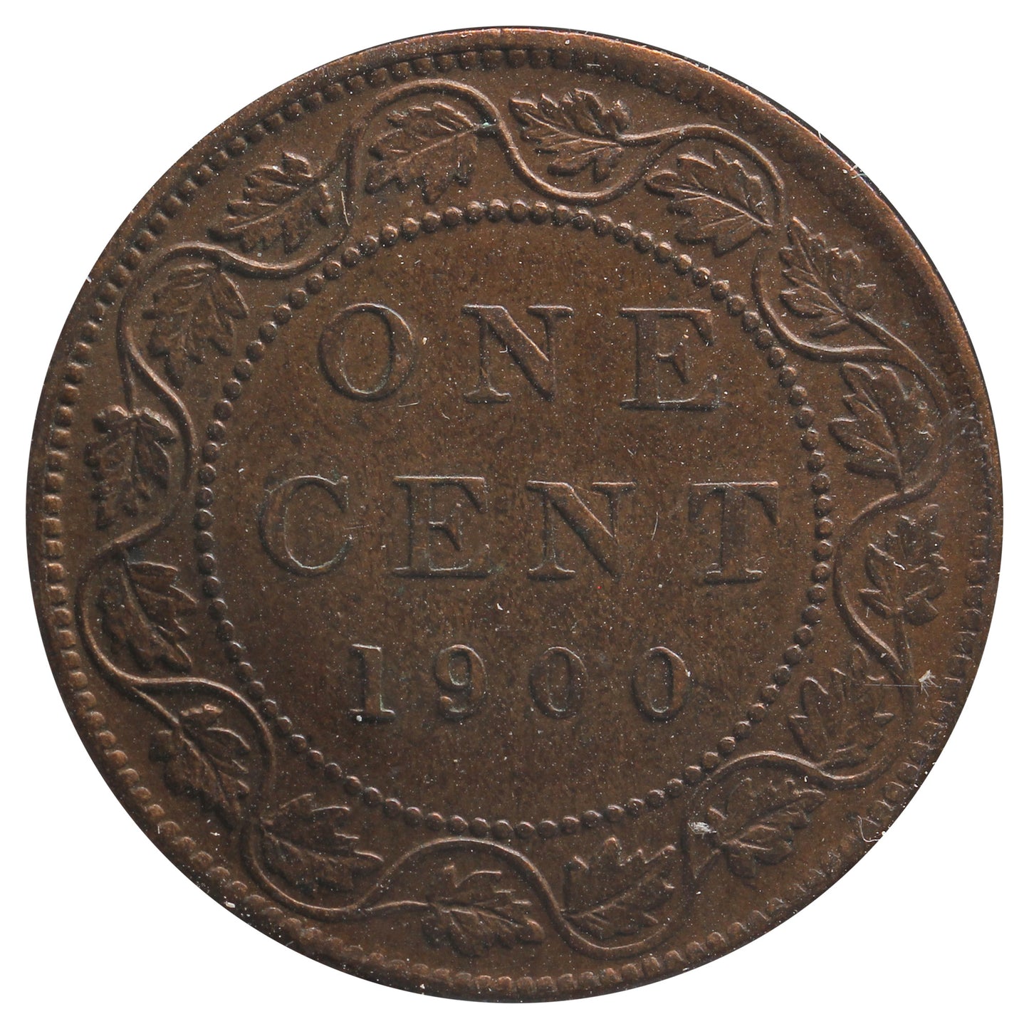 1900 Canada 1-Cent EF-AU (EF-45) Cleaned