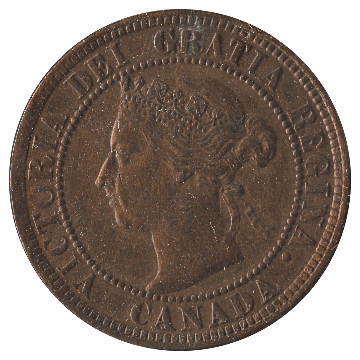 1900 Canada 1-Cent EF-AU (EF-45) Cleaned