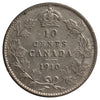 1910 Canada 10-cents VF-EF (VF-30) Scratched