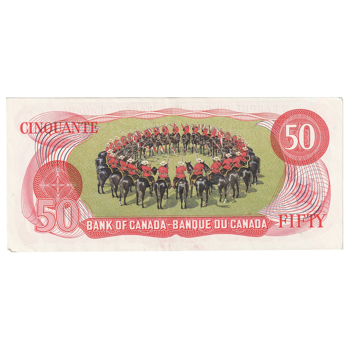 BC-51a 1975 Canada $50 Lawson-Bouey, HC, AU (Dam'g)