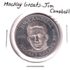 Hockey Greats Coin Collection: Jim Campbell Rookie Medallion (No. 10)