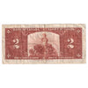 BC-22c 1937 Canada $2 Note, Coyne-Towers, F-VF (Soiling, tears, or damaged)