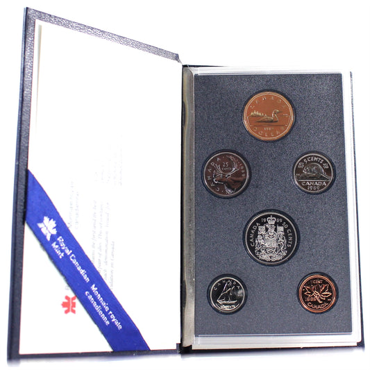 1989 Canada 6-coin Specimen Set with CoA (No outer cardboard sleeve)