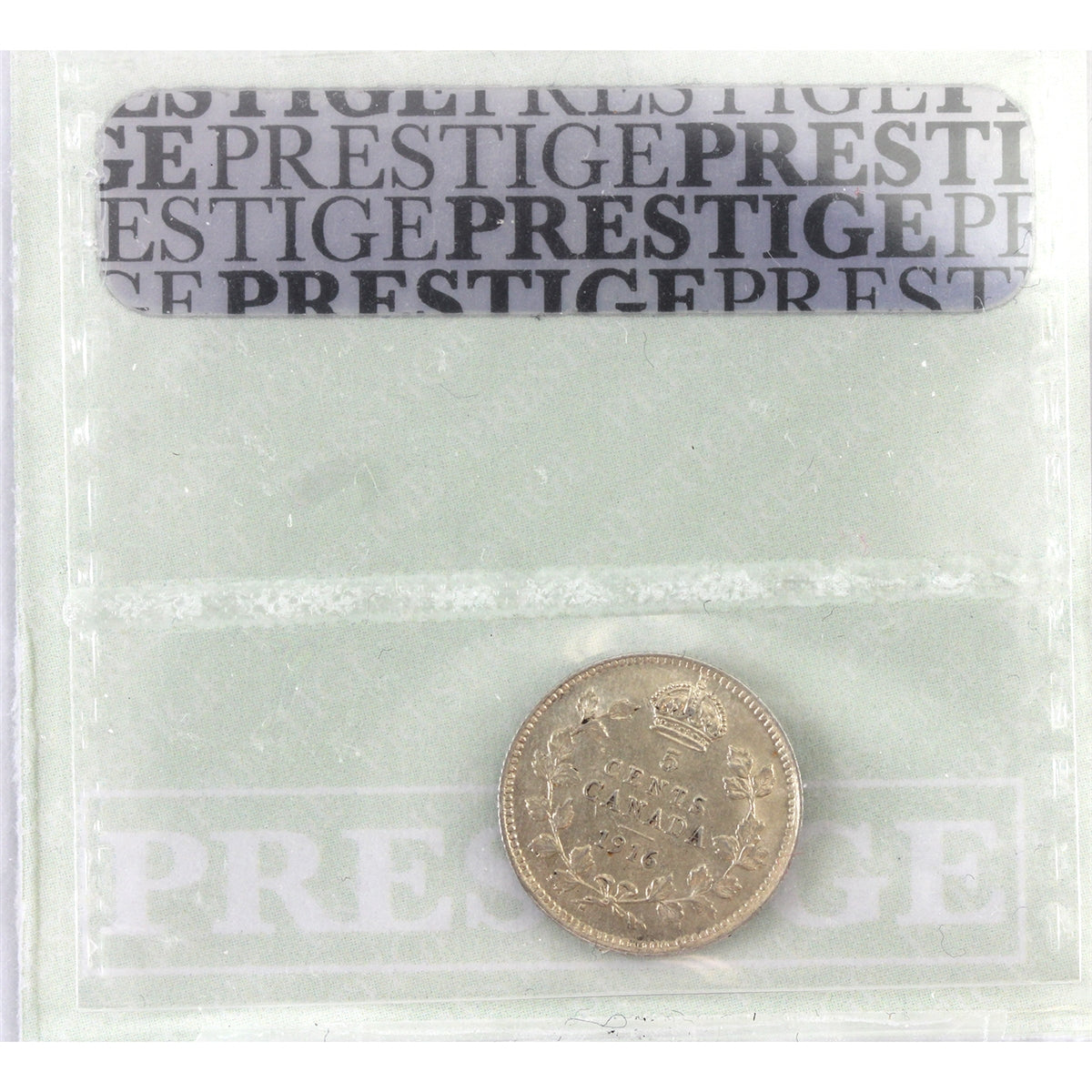 1916 Canada 5-cents Prestige Certified EF-45