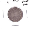 1876H Newfoundland 20-cents F-VF (F-15) Scratched