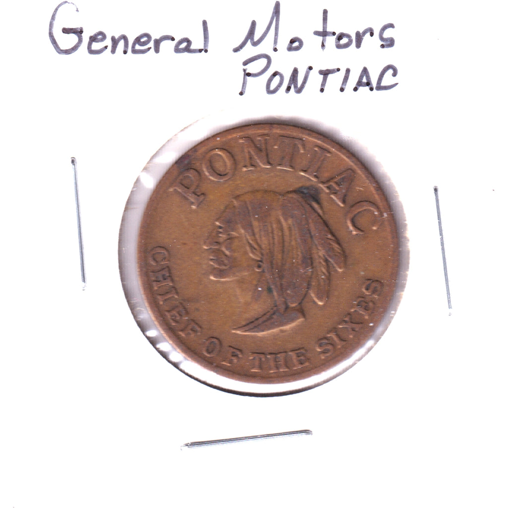 General Motors Pontiac, Chief of the Sixes Medallion (May Be Toned)