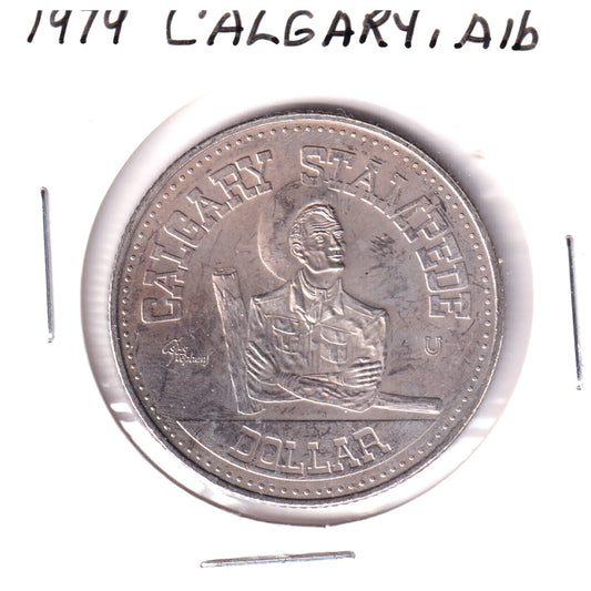 1979 Calgary Stampede Dollar Token: Calgary Solar Salute