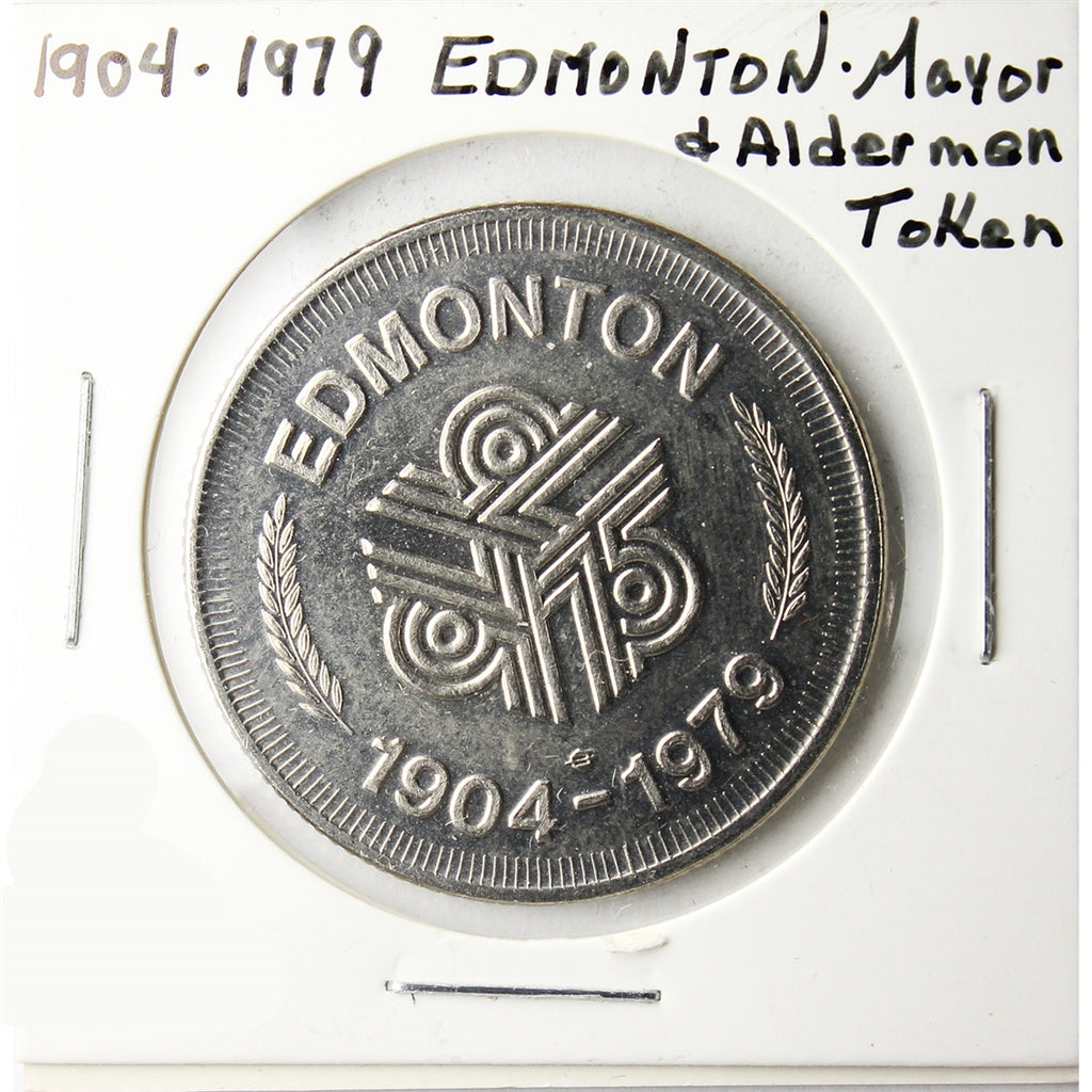 1979 Edmonton 75th Anniversary Medallion: Mayor C. Purves & Aldermen