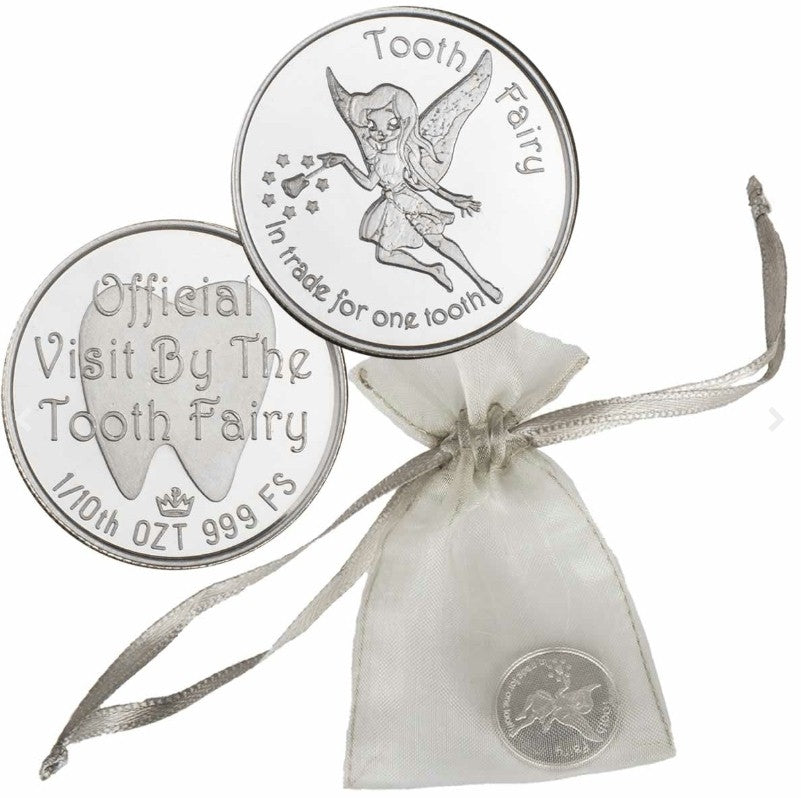 Monarch Tooth Fairy 1/10oz .999 Fine Silver (No Tax)