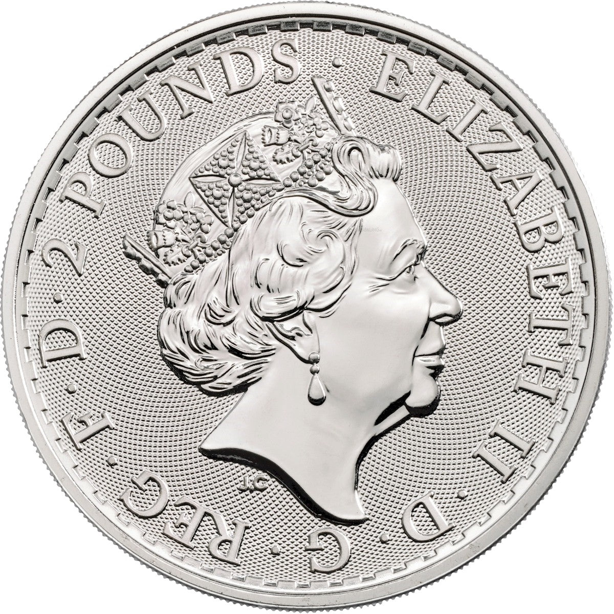 2021 Great Britain 2-Pound Britannia 1oz. .999 Silver (No Tax)