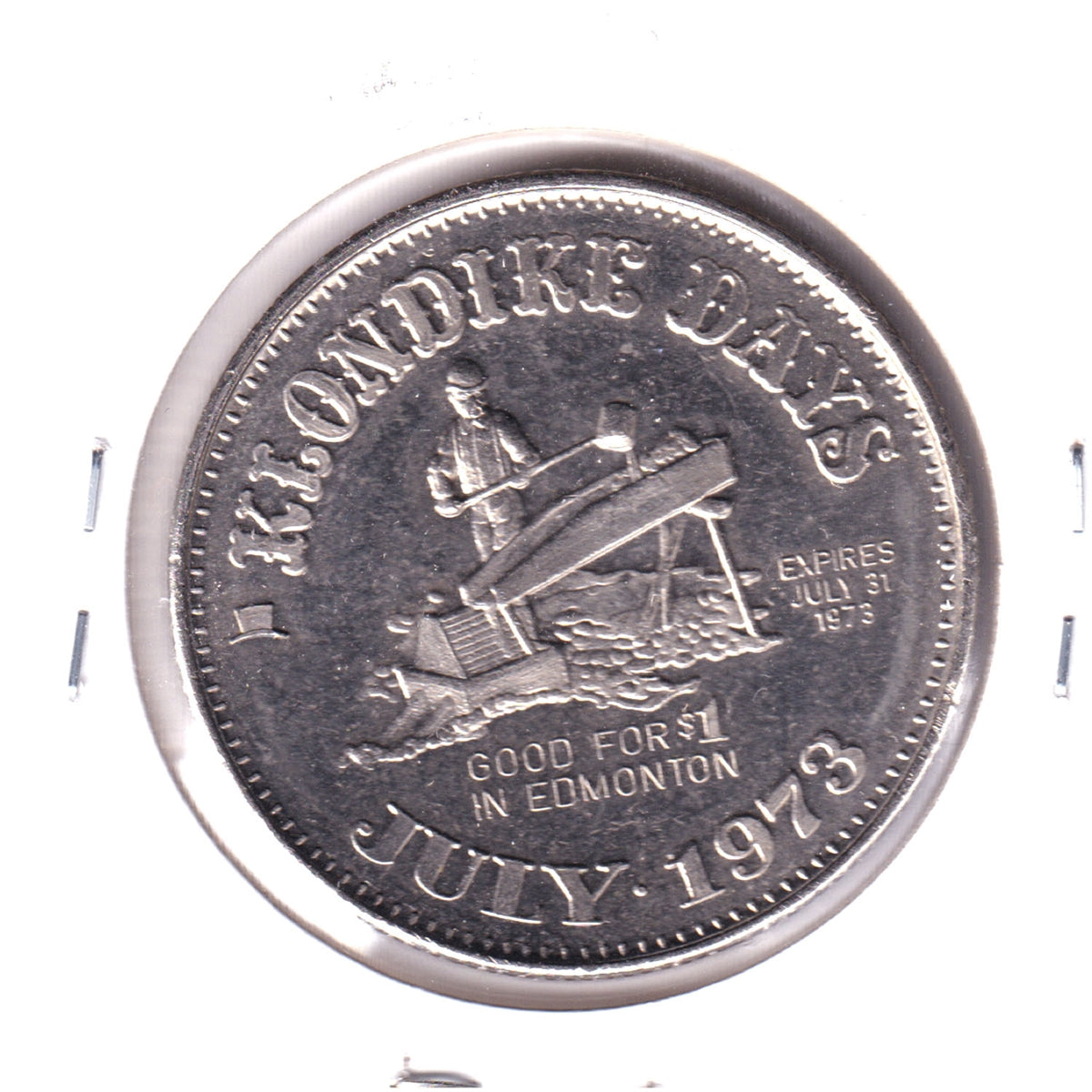 1978 Edmonton Alberta Klondike Days Trade Dollar Token