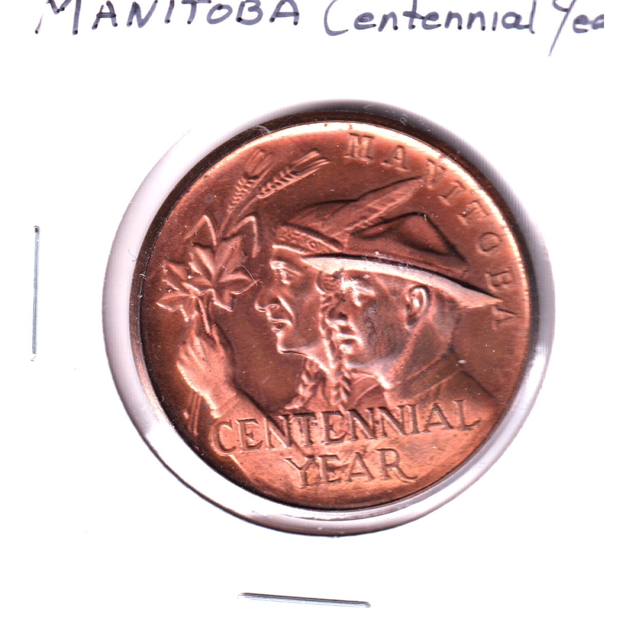 1970 Manitoba Centennial Year Medallion