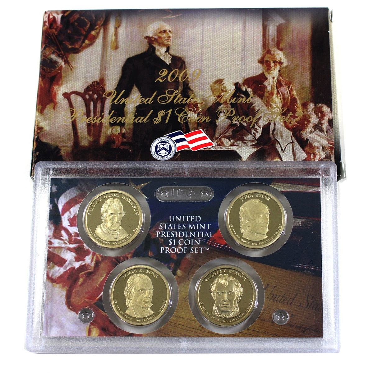 2009 USA Presidential Dollar Proof Set (Light Issues)