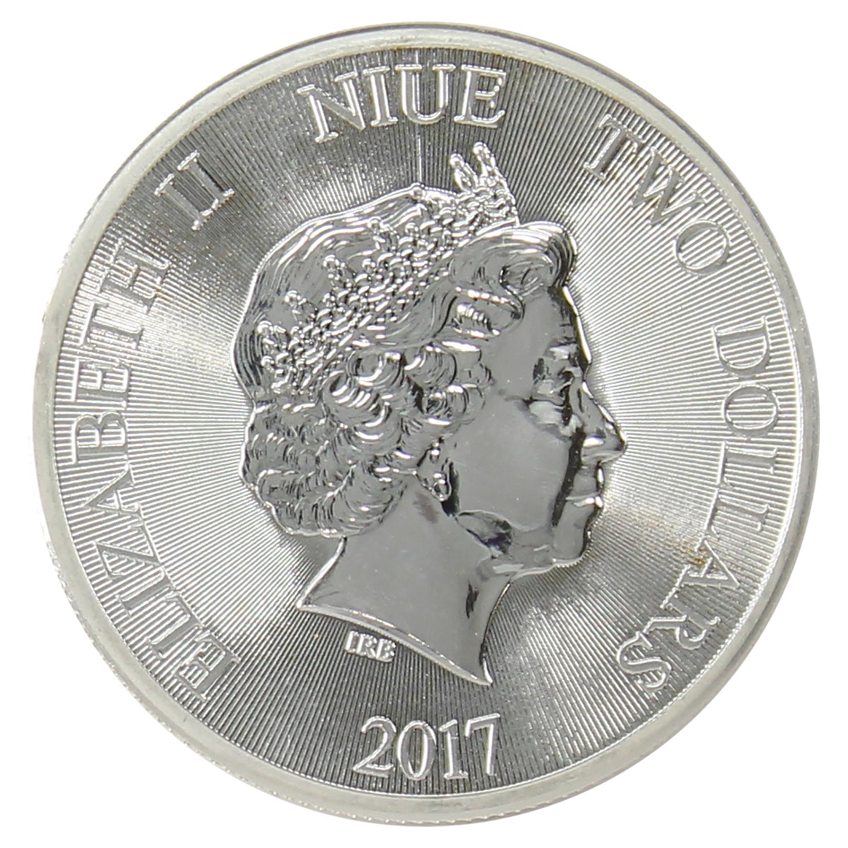 2017 Niue $2 Panda 1oz .999 Fine Silver (No Tax) Tone Spots