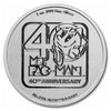 2021 Niue $2 Ms. Pac-Man™ 40th Anniversary 1oz Silver (No Tax) Scratched Capsule