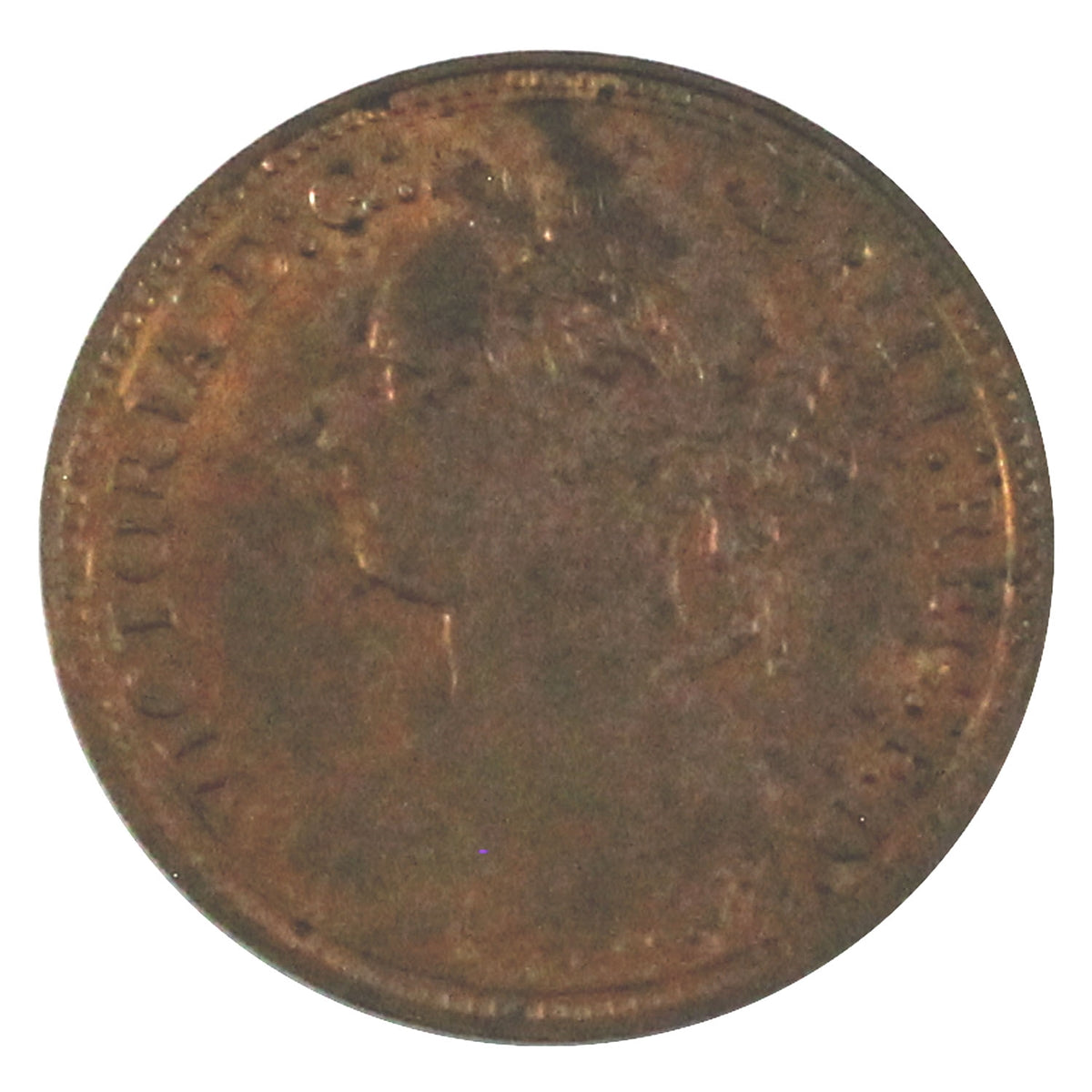 Great Britain 1879 Normal 9 Victoria 1-Farthing UNC (MS-60)