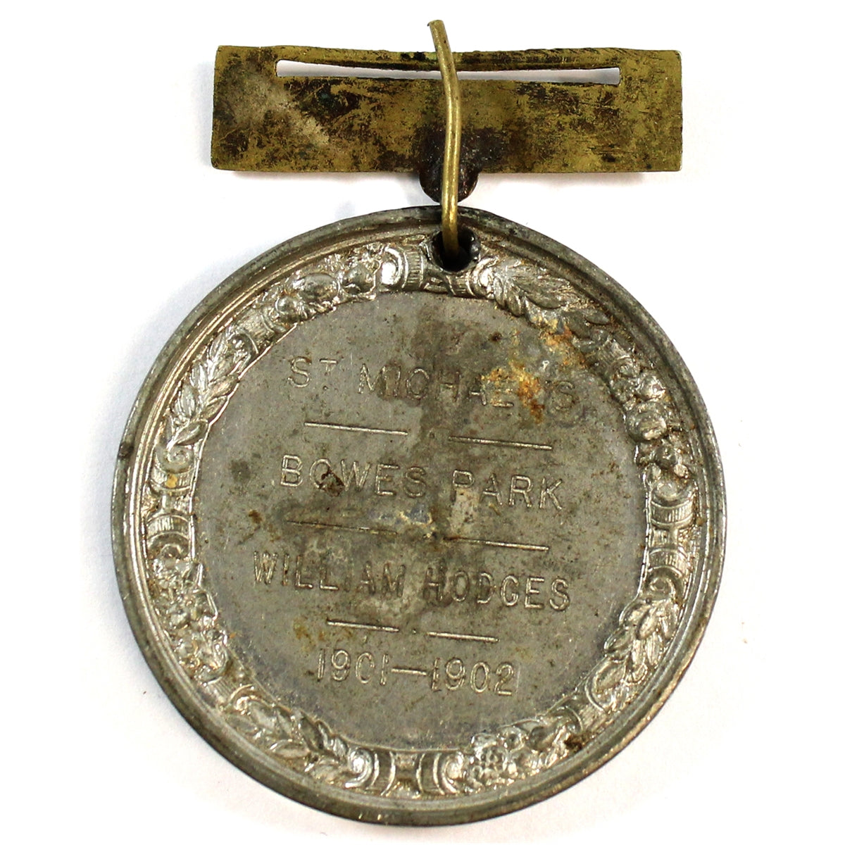 1901-1902 St. Michael's Bowes Park Regular Attendance Medal