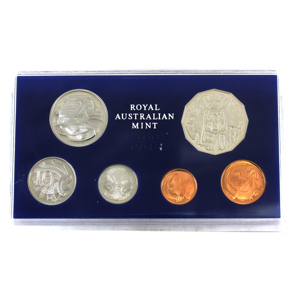 1980 Australia 6-coin Proof Set (Case scuffed, no CoA)