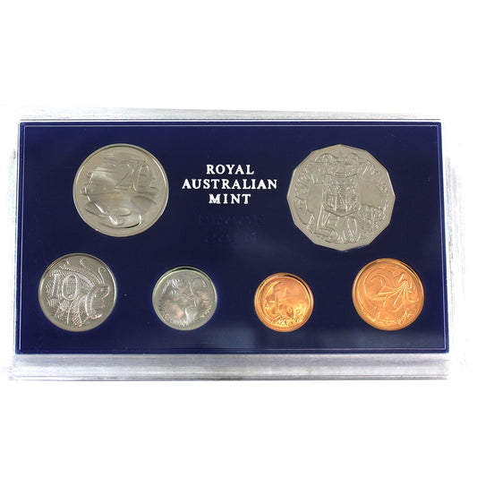 1975 Australia 6-coin Proof Set (Case scuffed, no CoA)