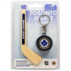 2009 Canada $1 Toronto Maple Leafs Mini Puck Keychain & Hockey Stick