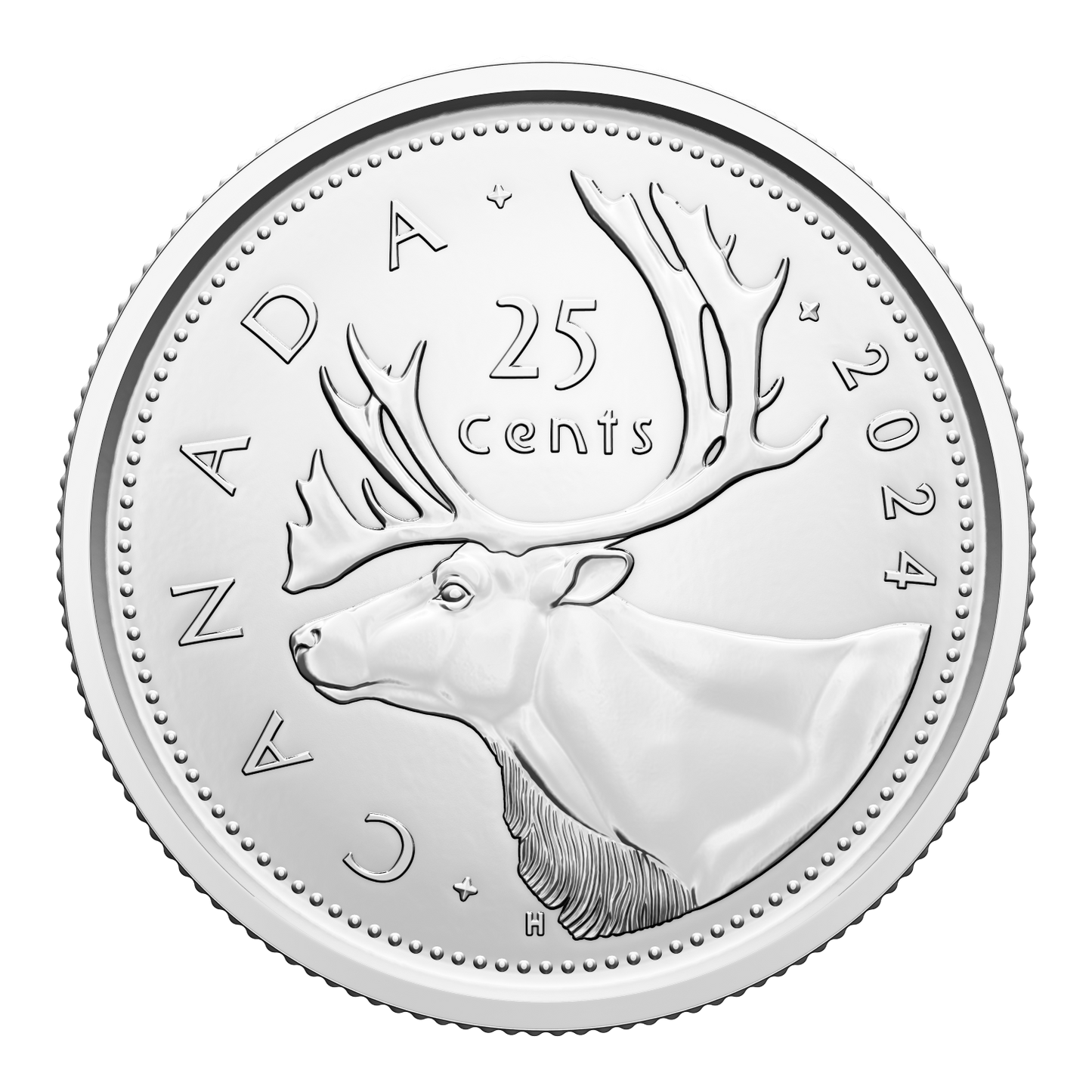 2024 Canada 25-cents Brilliant Uncirculated (MS-63)