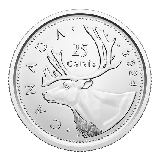 2024 Canada 25-cents Brilliant Uncirculated (MS-63)