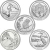 2015 US National Parks Quarter Set - P&D Singles (total of 10 coins)