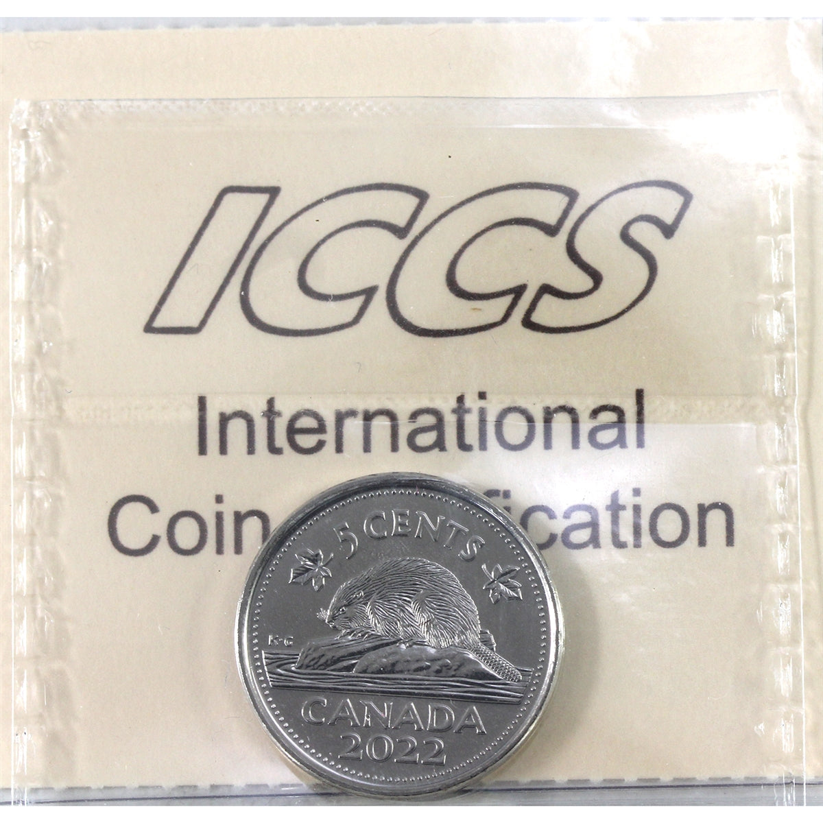 2022 Canada 5-cents ICCS Certified MS-67