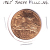 1965 Three Hills, AB, Commemorative Coin: Canada's Largest Bible School (Toned)