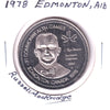 1978 XI Commonwealth Games, Edmonton, Medallion: Russell Mockridge & C. Rex Moore