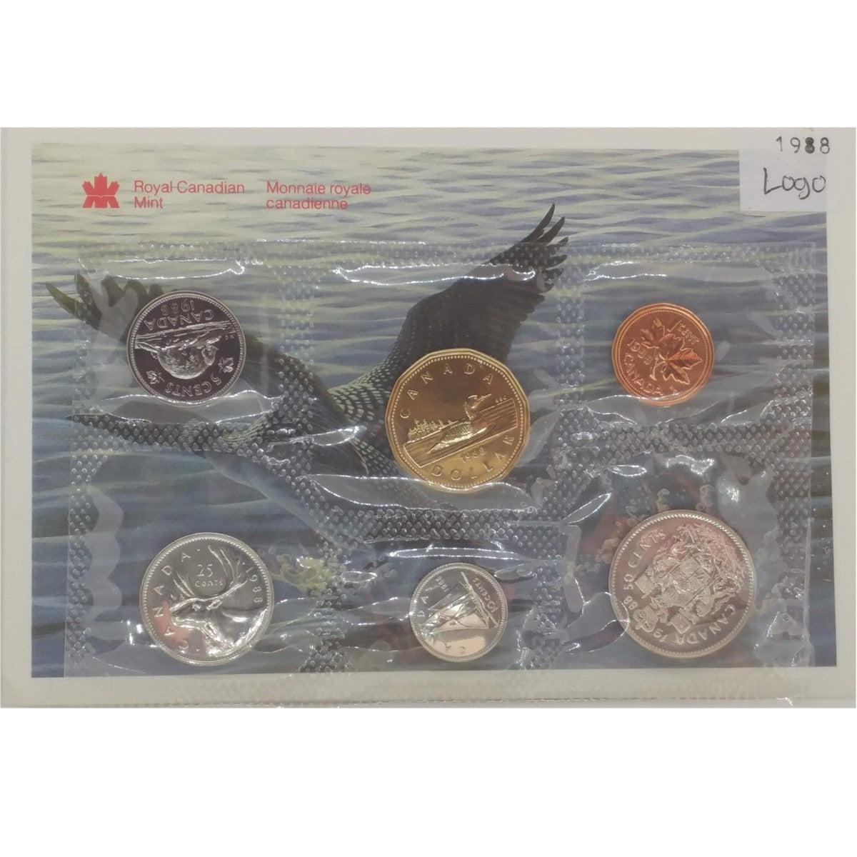 1988 Canada Logo Variety Proof Like Set