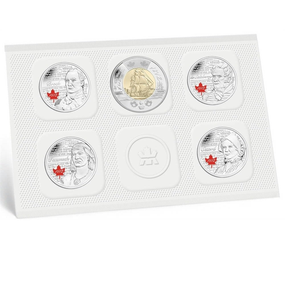 2012-2013 Canada War of 1812 Special Edition Uncirculated Proof Like Set