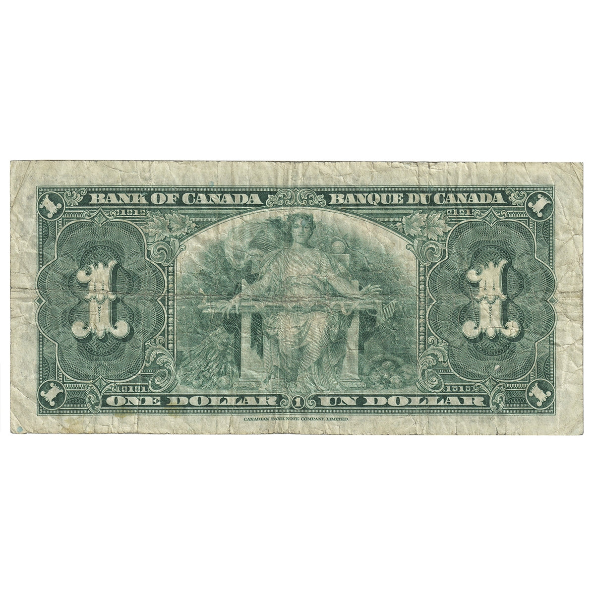 BC-21a 1937 Canada $1 Osborne-Towers, D/A, F