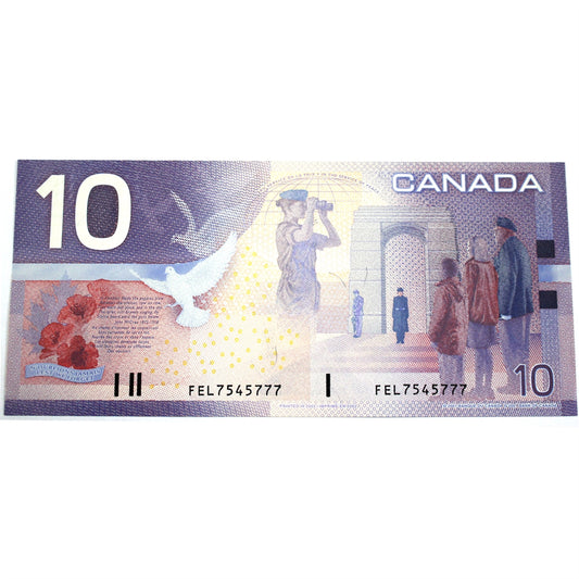 BC-63b 2002 Canada $10 Knight-Dodge, FEL, AU-UNC