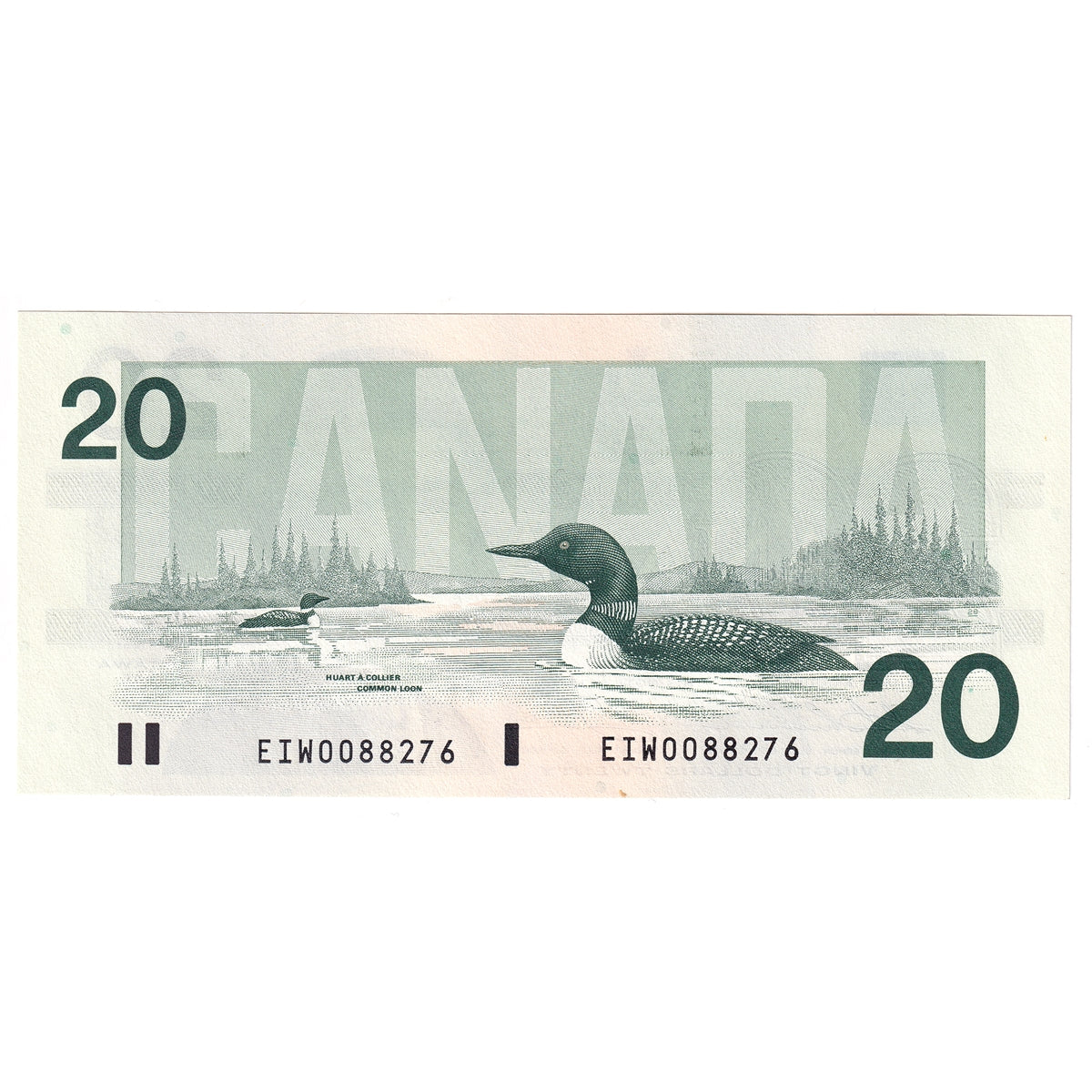 BC-58a-i 1991 Canada $20 Thiessen-Crow, EIW, UNC