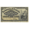 DC-15c 1900 Dominion 25-cent Shinplaster Saunders, F