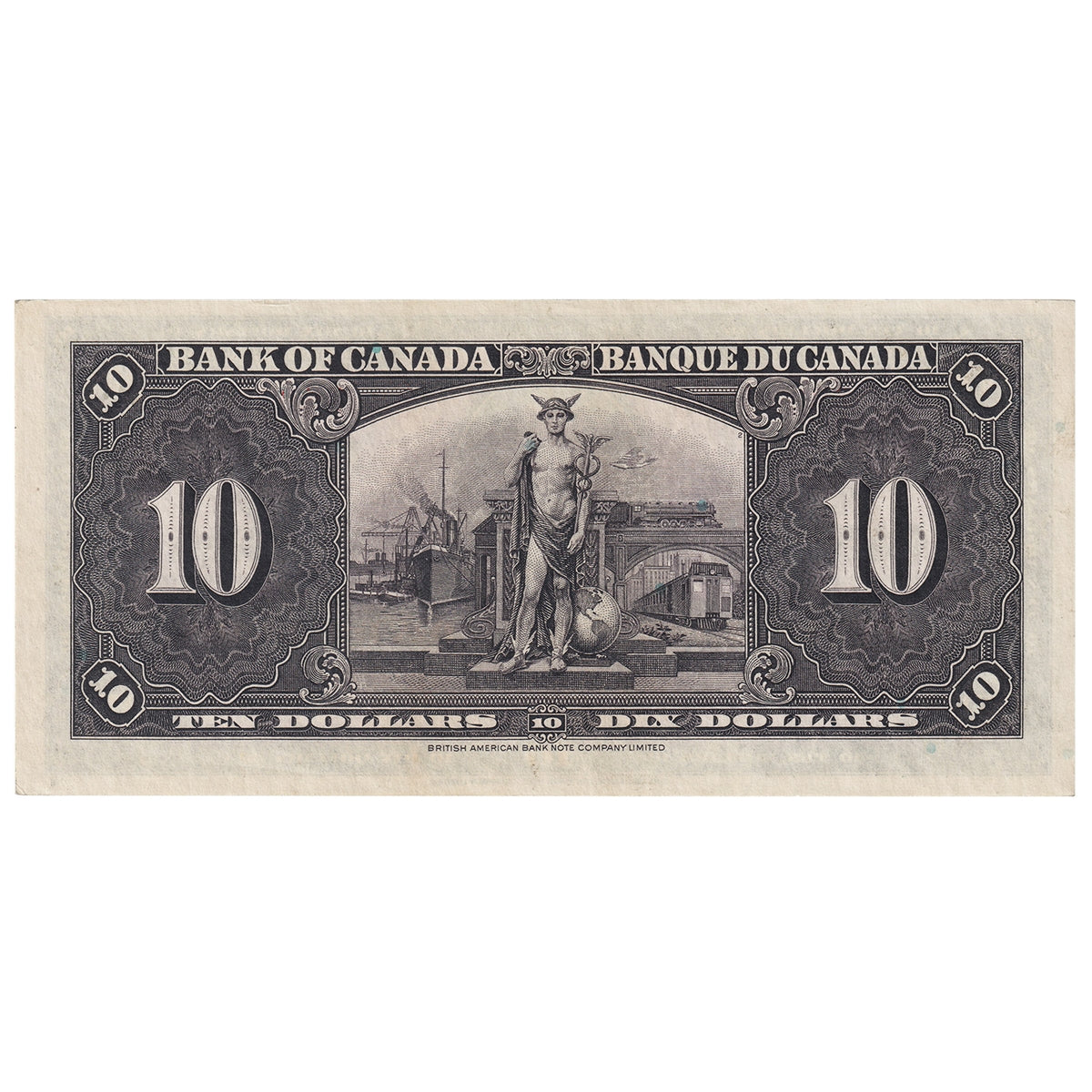 BC-24b 1937 Canada $10 Gordon-Towers, B/D, AU