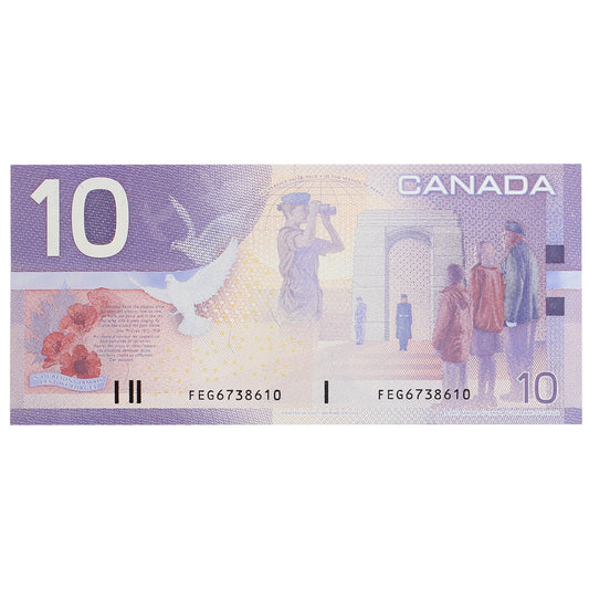 BC-63b 2002 Canada $10 Knight-Dodge, FEG, CUNC