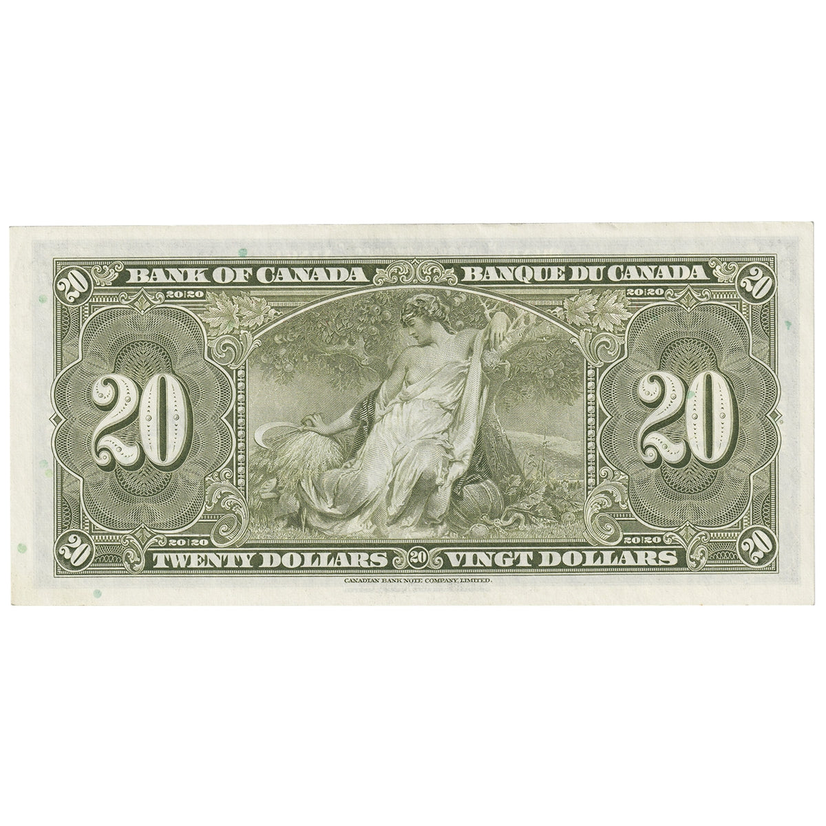 BC-25c 1937 Canada $20 Coyne-Towers, H/E, AU-UNC