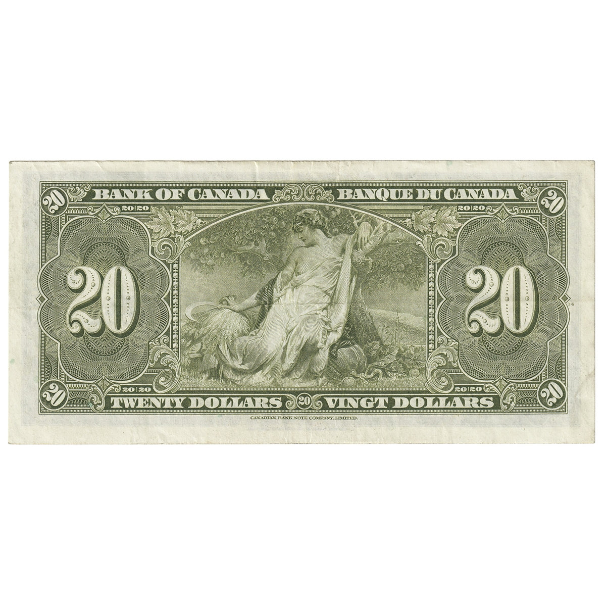 BC-25c 1937 Canada $20 Coyne-Towers, J/E, EF