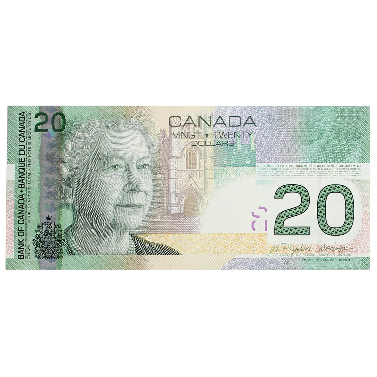 BC-64aA-i 2006 Canada $20 Jenkins-Dodge, EZF (9.720-9.990), AU-UNC