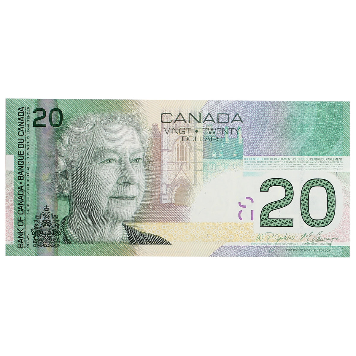 BC-64b 2009 Canada $20 Jenkins-Carney, EUV, CUNC