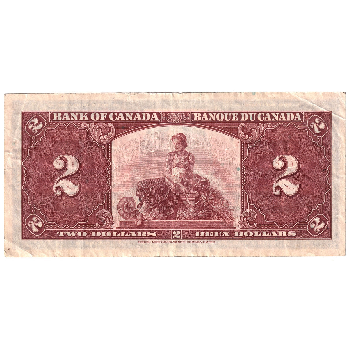 BC-22b 1937 Canada $2 Gordon-Towers, L/B, VF