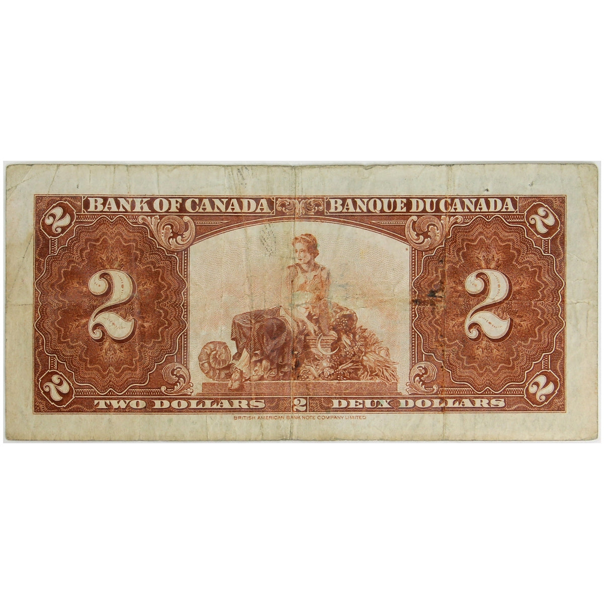 BC-22b 1937 Canada $2 Gordon-Towers, S/B, F