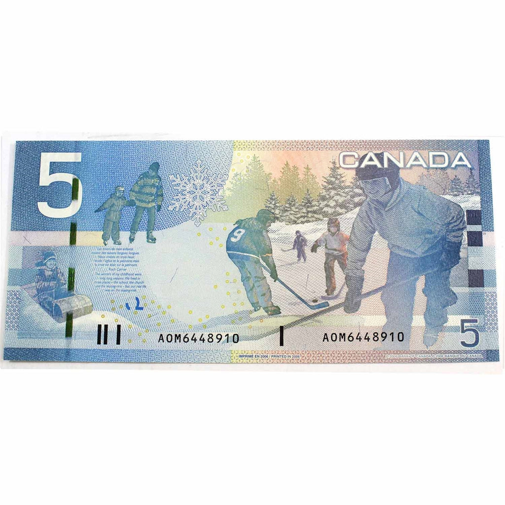 BC-67a 2006 Canada $5 Jenkins-Dodge, AOM, CUNC