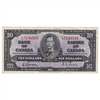 BC-24b 1937 Canada $10 Gordon-Towers, L/D, VF-EF