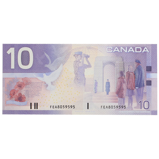 BC-63b 2001 Canada $10 Knight-Dodge, FEA, UNC